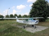 Rzeszów Jasionka. Cessna 152. SP-NZD. Właściciel: firma Fly Polska. Sierpień 2012.